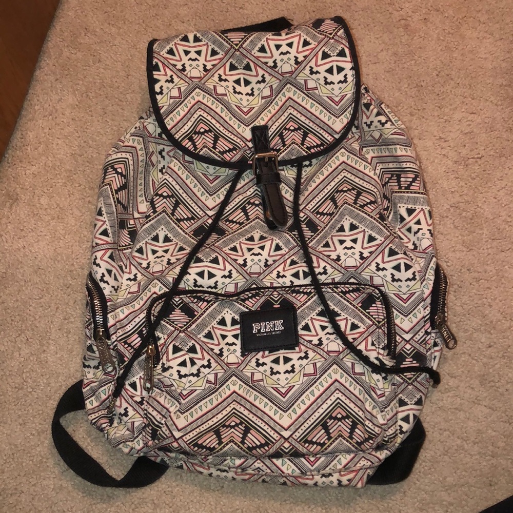 tribal print backpack